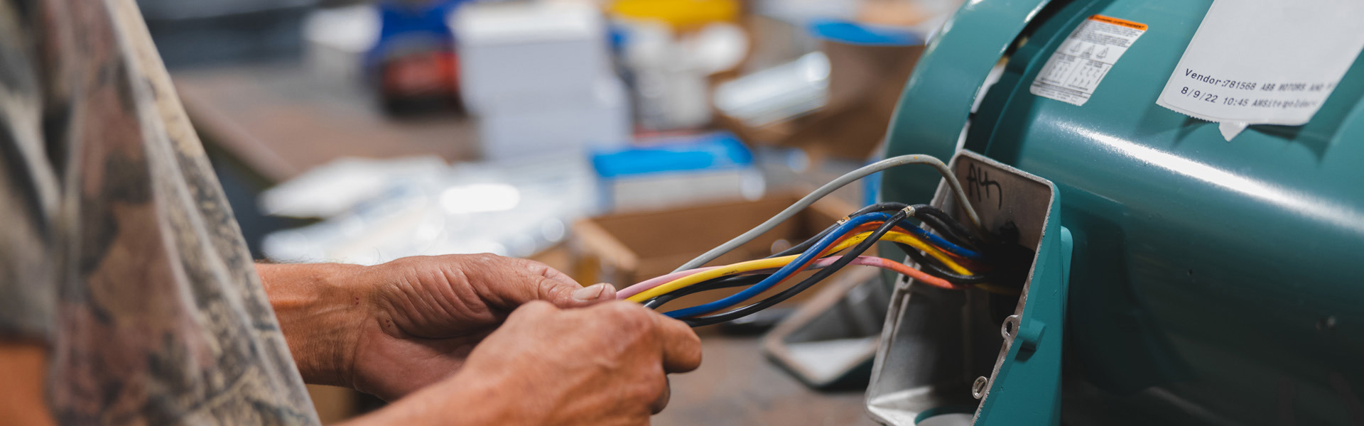 ARCO employee working on a Roto-Phase